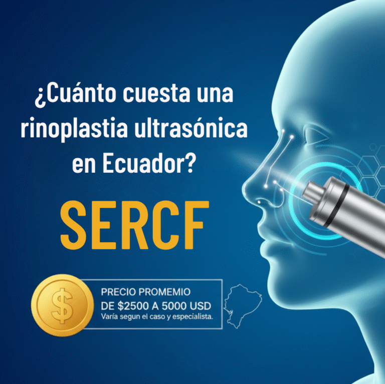 ¿Cuánto cuesta una rinoplastia ultrasónica en Ecuador?