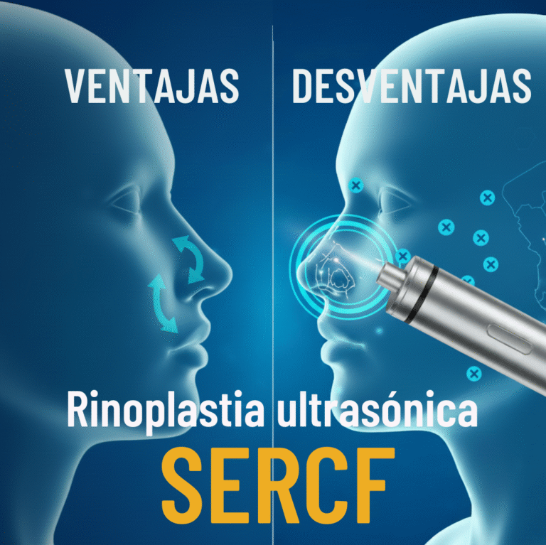 Ventajas y desventajas de la rinoplastia ultrasónica